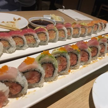 Sushi Enya - Pasadena - Rolls that went on forever :D note the perfectly thin slices. MMmm - Sushi Bars Near Me - Pasadena, California