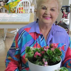 One of our spring projects has put a smile on this lovely lady's face!