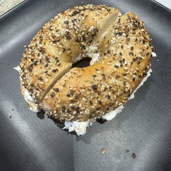 Mikey & Mel's Deli - Everything Bagel with lox spread - Delis Near Me - Washington, DC, District of Columbia