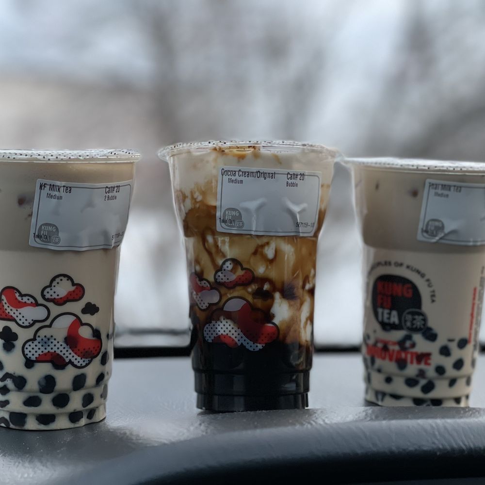 Kung Fu Tea - Milk Tea  Kungfu+Brown Sugar+Thai Tea - Coffee & Tea Near Me - Rolling Meadows, Illinois