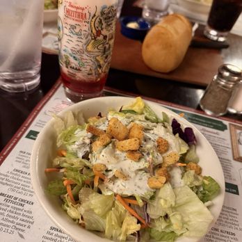 The Old Spaghetti Factory - Salad with creamy pesto dressing - Italian Near Me - Concord, California The Old Spaghetti Factory - Salad with creamy pesto dressing - Italian Near Me - Concord, California