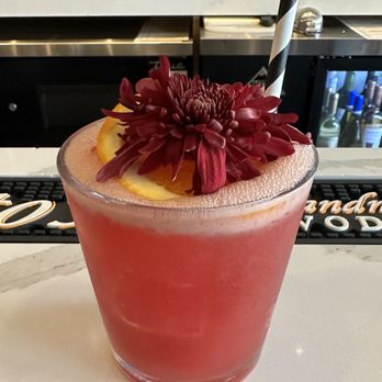 Cosimo's On Union - Pink Lotus cocktail - Pizza Near Me - Newburgh, New York