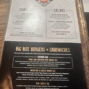 Guy Fieri's American Kitchen + Bar - Guy Fieri's American Kitchen + Bar - Menu - American Near Me - Durant, Oklahoma Guy Fieri's American Kitchen + Bar - Guy Fieri's American Kitchen + Bar - Menu - American Near Me - Durant, Oklahoma