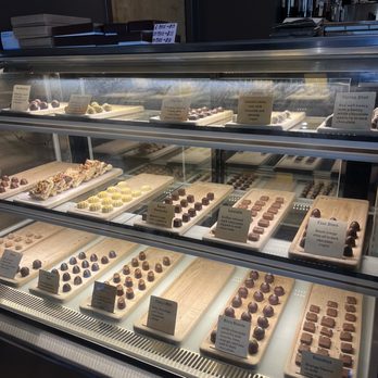 LaRue Fine Chocolate - Chocolate case - Chocolatiers & Shops Near Me - Greenville, South Carolina LaRue Fine Chocolate - Chocolate case - Chocolatiers & Shops Near Me - Greenville, South Carolina