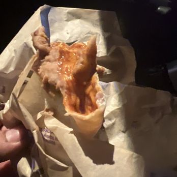Taco Bell - Bean and cheese burrito when I ordered a supreme burrito. - Tacos Near Me - Moreno Valley, California