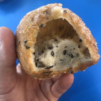 Tous Les Jours - Inside of sesame donut. - Bakeries Near Me - Dublin, California