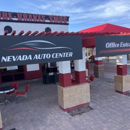 Exterior outside entrance of Nevada Auto Center - Front of building - Las Vegas, Nevada Exterior outside entrance of Nevada Auto Center - Front of building - Las Vegas, Nevada