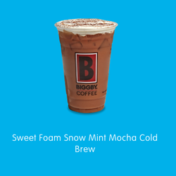 Biggby Coffee - Sweet Foam Snow Mocha Cold Brew