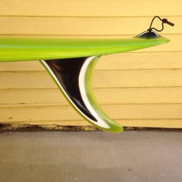 Art by surfboard! Hand painted fin and glassed on leash loop by McConnell. Art by surfboard! Hand painted fin and glassed on leash loop by McConnell.