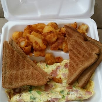 Worst Deli - Western Omelette with potatoes and wheat toast! - Delis Near Me - Fredericksburg, Virginia