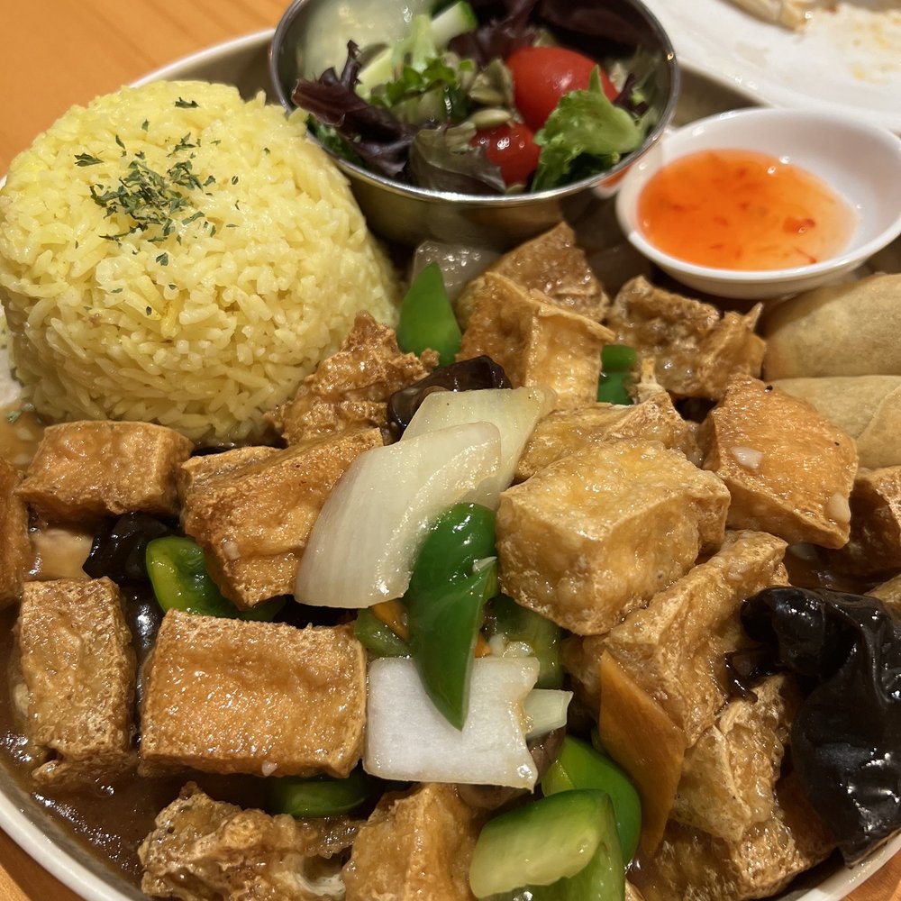 Soya Mandarin Kitchen - Tofu & Veggies with rice - Chinese Near Me - Toronto, Ontario Soya Mandarin Kitchen - Tofu & Veggies with rice - Chinese Near Me - Toronto, Ontario