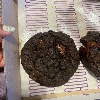 Insomnia Cookies - Double Chocolate Chunk Cookie - Desserts Near Me - Dallas, Texas Insomnia Cookies - Double Chocolate Chunk Cookie - Desserts Near Me - Dallas, Texas