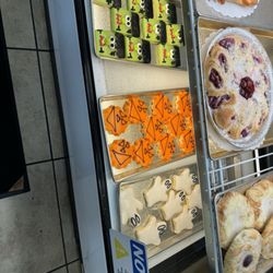 Sully's Olive - Fun Halloween cookies are available along with, my personal fav, the smiley face cookies. Can't ever go wrong with the smile. Yummy