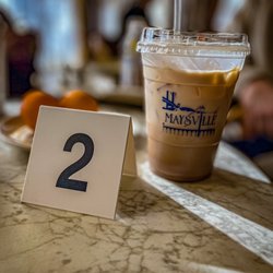 Parc Cafe - Iced coffee in the adorable Maysville cup