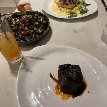 20|Twenty - Grass fed short rib, Brussel sprouts, and grilled bass. - New American Near Me - Carlsbad, California 20|Twenty - Grass fed short rib, Brussel sprouts, and grilled bass. - New American Near Me - Carlsbad, California