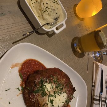 CRUSH American Grill - Chicken Parmesan and Truffle Mashed Potatoes - Lounges Near Me - Las Vegas, Nevada CRUSH American Grill - Chicken Parmesan and Truffle Mashed Potatoes - Lounges Near Me - Las Vegas, Nevada
