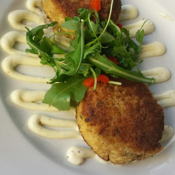 Centro - Crab cakes. Presentation was gorgeous, and they tasted great! - New American Near Me - Des Moines, Iowa Centro - Crab cakes. Presentation was gorgeous, and they tasted great! - New American Near Me - Des Moines, Iowa