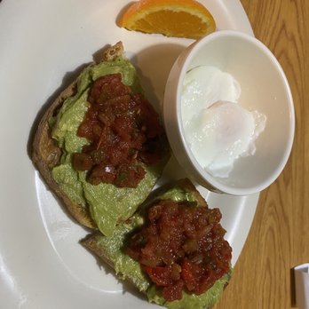 Eggs Up Grill - Avocado toast (with poached eggs) - Breakfast & Brunch Near Me - Alpharetta, Georgia