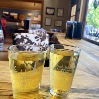 Barrel 33 - Cider on Tap, it was a mango guava I believe. Very delicious and refreshing! Check out the New live edge table!!! So gorgeous! - Wine Tasting Room Near Me - Big Bear Lake, California Barrel 33 - Cider on Tap, it was a mango guava I believe. Very delicious and refreshing! Check out the New live edge table!!! So gorgeous! - Wine Tasting Room Near Me - Big Bear Lake, California
