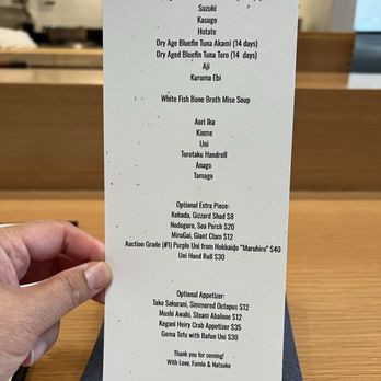 Osusume Fumio - Menu - Sushi Bars Near Me - Los Angeles, California Osusume Fumio - Menu - Sushi Bars Near Me - Los Angeles, California