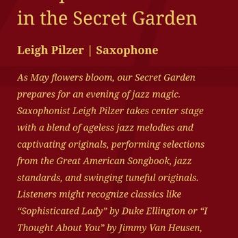 The Rectory on Princess Street - Jazz in the Garden May 9th, 2024! I can't wait to attend it! - Venues & Event Spaces Near Me - Alexandria, Virginia The Rectory on Princess Street - Jazz in the Garden May 9th, 2024! I can't wait to attend it! - Venues & Event Spaces Near Me - Alexandria, Virginia