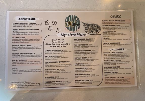 Menu photo 2 Dough Daddyz Naples, FL