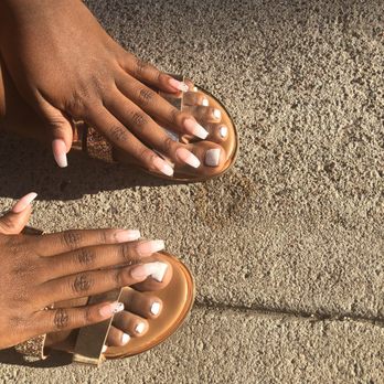 Camelback Nail Bar - Natural dipping powder manicure & white gel polish. - Nail Salons Near Me - Phoenix, Arizona