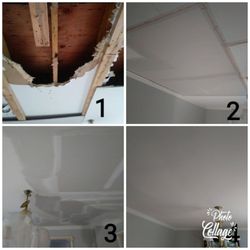 Erazo's Professional Painting - Ceiling repair steps to restoration!