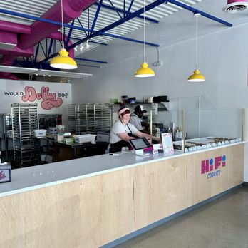 HiFi Cookies - Interior of Donelson store. Bright and inviting. Great friendly staff. - Desserts Near Me - Nashville, Tennessee HiFi Cookies - Interior of Donelson store. Bright and inviting. Great friendly staff. - Desserts Near Me - Nashville, Tennessee
