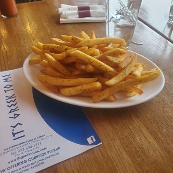 It's Greek To Me - Lemon oregano fries - Greek Near Me - Clifton, New Jersey It's Greek To Me - Lemon oregano fries - Greek Near Me - Clifton, New Jersey