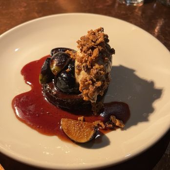 Fore Street - Black Fig Chocolate Torte - New American Near Me - Portland, Maine Fore Street - Black Fig Chocolate Torte - New American Near Me - Portland, Maine