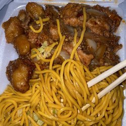 Dragon Express - Chow Mein, Orange Chicken, And Spicy Pork