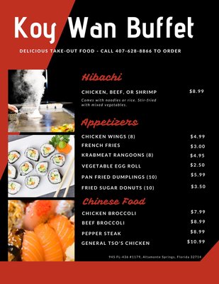 Menu photo 7 Koywan Hibachi Buffet Altamonte Springs, FL Menu photo 7 Koywan Hibachi Buffet Altamonte Springs, FL