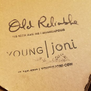 Young Joni - Takeout pizza box - Pizza Near Me - Minneapolis, Minnesota Young Joni - Takeout pizza box - Pizza Near Me - Minneapolis, Minnesota
