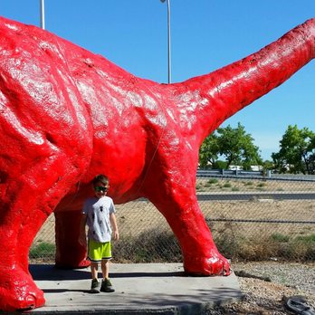 Large Red Dinosaur - Landmarks & Historical Buildings Near Me - Albuquerque, New Mexico