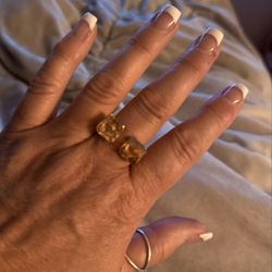 Luxury Nails - My beautiful French tip nails! I will definitely be able to show off, as well as sell my luxury Swarovski jewelry! :)