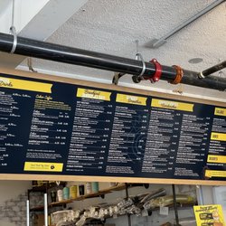 Menu as of July 2026