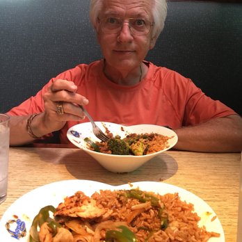 Mongo - My only complaint was that the booths are far to low for the height of the table.  Fabulous flavor and Jamar was a perfect server!! - Mongolian Near Me - Pearland, Texas