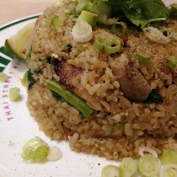 Thaim - close up of Midnight Train Fried Rice. Definitely not cooked right. - Thai Near Me - Pasadena, California Thaim - close up of Midnight Train Fried Rice. Definitely not cooked right. - Thai Near Me - Pasadena, California