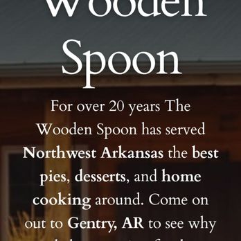 The Wooden Spoon - Had to stop off and try this place I've been hearing about - American Near Me - Gentry, Arkansas The Wooden Spoon - Had to stop off and try this place I've been hearing about - American Near Me - Gentry, Arkansas