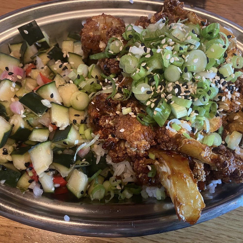 Spork - Fried cauliflower with cucumber salad - Mexican Near Me - Bend, Oregon