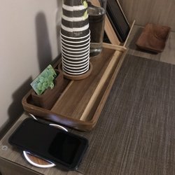 Organicity Bodywork and Training - Water and phone charging station in the room. So thoughtful!