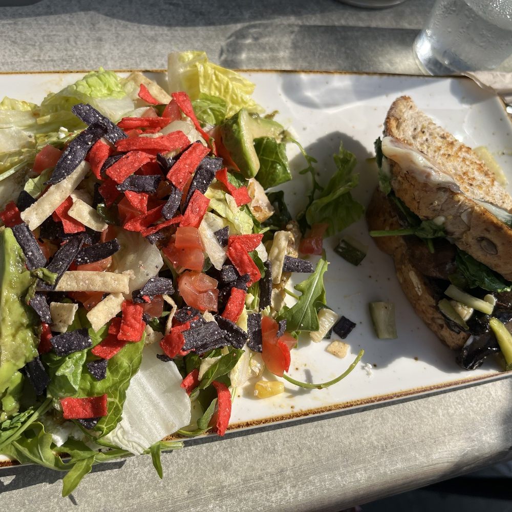 First Watch - Half 1/2 Sandwich & Salad - Chicken Avocado Chop Salad and Market Veggie Sandwich - Breakfast & Brunch Near Me - Greensboro, North Carolina First Watch - Half 1/2 Sandwich & Salad - Chicken Avocado Chop Salad and Market Veggie Sandwich - Breakfast & Brunch Near Me - Greensboro, North Carolina