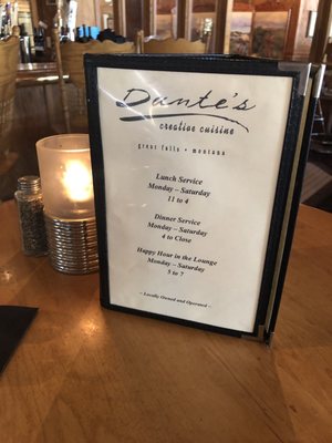 Menu photo 3 Dante's Creative Cuisine Great Falls, MT
