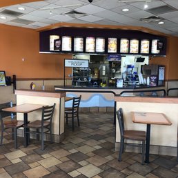 the inside of a restaurant