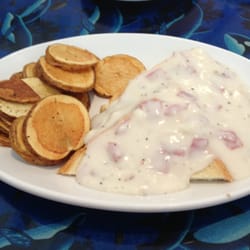 Chipped beef and home fries