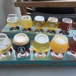 Beer flights for the wife and I Beer flights for the wife and I
