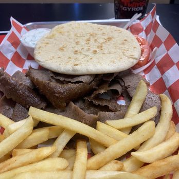 Twins Gyros - Gyros Plate - Greek Near Me - Harwood Heights, Illinois Twins Gyros - Gyros Plate - Greek Near Me - Harwood Heights, Illinois