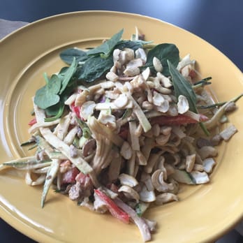 Try It Raw - Zucchini noodle pasta, yum! - Live/Raw Food Near Me - Birmingham, Michigan