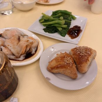 Kirin Court - Bbq pork pastry and Chinese broccoli , shrimp dumpling all delicious - Chinese Near Me - Plano, Texas Kirin Court - Bbq pork pastry and Chinese broccoli , shrimp dumpling all delicious - Chinese Near Me - Plano, Texas